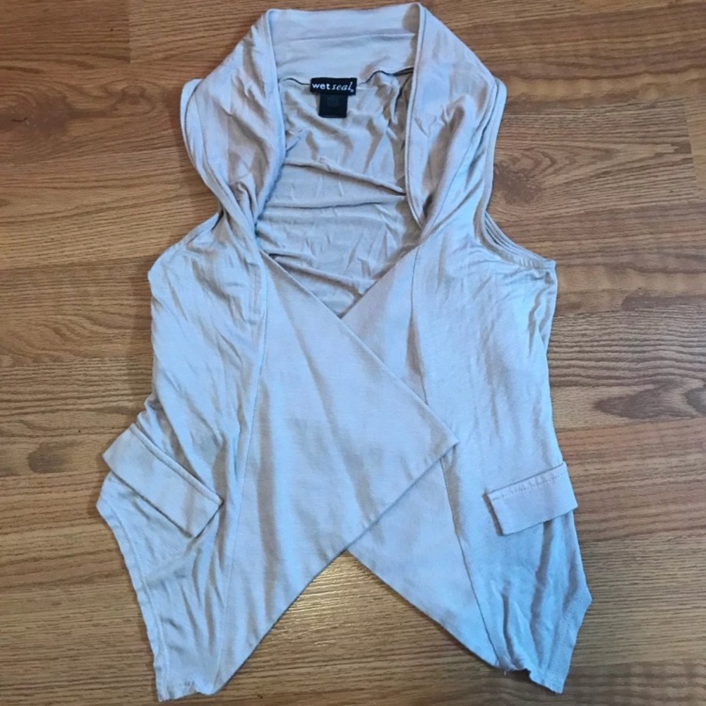 Wet Seal Beige Coverup Tank